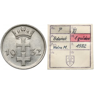 Gdańsk, 1 gulden 1932 - ex. Kałkowski