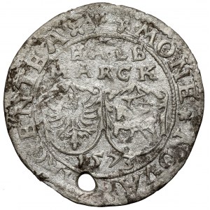 Inflanty, Półmarka (1/2 marki) Dahlen 1573 - b.rzadka