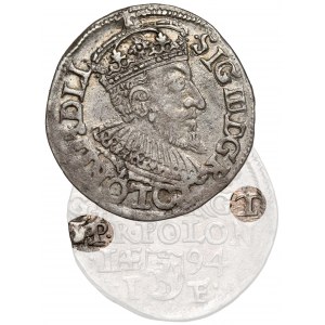 Zygmunt III Waza, Trojak Olkusz 1594 - błąd TIP