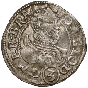 Silesia, John George, 3 krajcars 1611, Karniów - rare