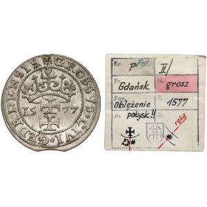 The Siege of Gdansk, The Gdansk Penny 1577 - Goebla - ex. Kalkowski