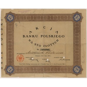 Bank Polski, 100 zł 1924