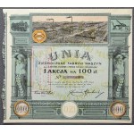 UNIA Zjednoczone Fabryki Maszyn, 100 zł 1927