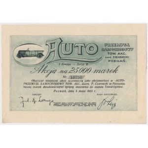 AUTO Automobile Industry, Em.1, 25,000 mk 1923