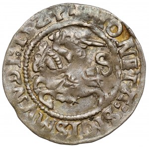 Sigismund I. der Alte, Halber Pfennig Vilnius 1524