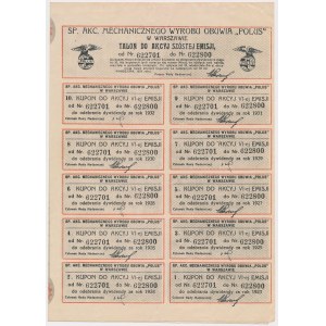 Mechanische Schuhfabrik POLUS, 100x 1.000 mkp 1923