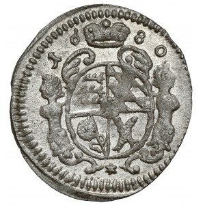 Slezsko, Olesnica, Chrystian Ulryk, Grosik 1680, Olesnica