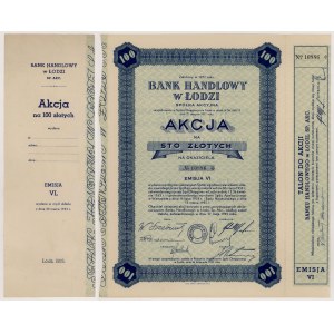 Komerční banka v Lodži, Em.6, 100 zlotých 1935