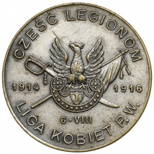 Medaile, Národní vládě ztracena... Liga žen 1916
