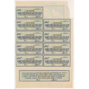 Tow. handl. BRACIA ROLNICCY, 25x 500 mkp 1923