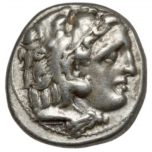Griechenland, Makedonien, Philipp III., Drachme (322-319 v. Chr.) Kolophon - im Auftrag von Alexander III.
