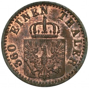 Prussia, Wilhelm I, Pfennig 1866-A