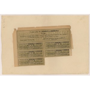 ROLINDUSTRIA Národní továrna, Em.1, 5x 1 000 mkp 1921