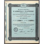 Włocławek Papierfabrik, 10x 10 Zloty 1926
