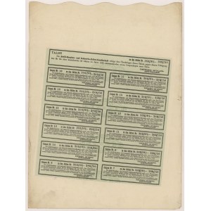 Akc. Bergbau- und Erdölindustriegesellschaft, Em.3, 50x 200 kr 1922