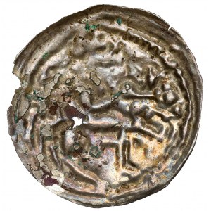 Mieszko III Starý, latinsky Brakteat - Knieža na koni