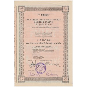Polish Electrical Society, Em.9, 350 mkp