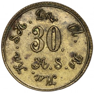 Dabrowa, Token with a denomination of 30 kopecks 1861