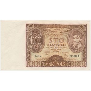 100 Gold 1934 +X+ im Wasserzeichen