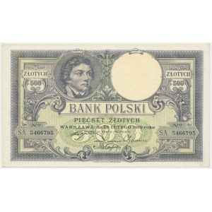 500 Zloty 1919 - niedriger Zähler