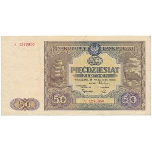 50 zlotých 1946 - velké písmeno