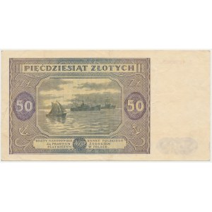 50 złotych 1946 - duża litera