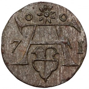 Prussia, Albrecht Friedrich, Königsberg denarius 1571 - rare