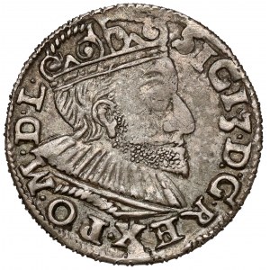 Sigismund III Vasa, Trojak Poznań 1592 - date on the left
