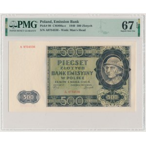 500 zlotých 1940 - A