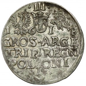 Zygmunt III Waza, Trojak Kraków 1618 - SIGI