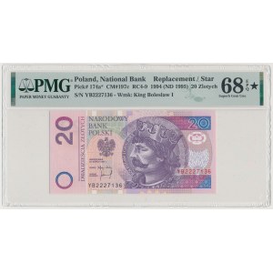 20 zlotých 1994 - YB - náhradná séria