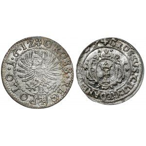 Sigismund III. Vasa, Grosz Kraków 1612 und Gdańsk 1624 (2 Stück)