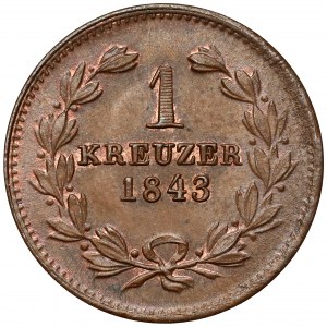 Baden, Kreuzer 1843