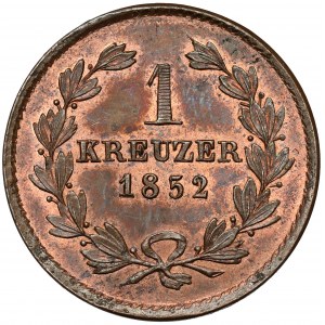Baden, Kreuzer 1852
