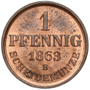 Hannover, Pfennig 1863-B