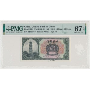 Čína, 1 chiao = 10 centů (1924)