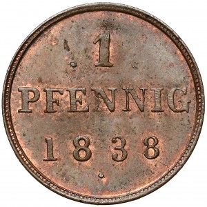 Mecklenburg-Strelitz, Pfennig 1838