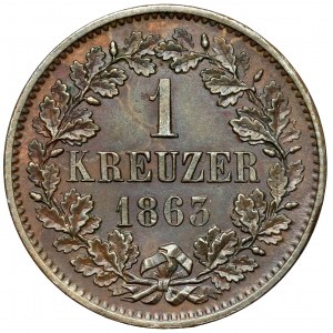 Baden, Kreuzer 1863