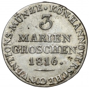 Hannover, 3 mariengroschen 1816 CHH
