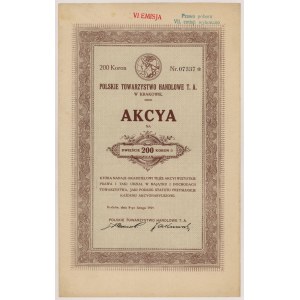 Polish Commercial Society, 200 kr 1919