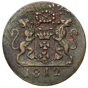 Freie Stadt Gdańsk, Pfennig 1812-M