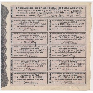 Sarnia Glashütte, Em.3, 100x 1.000 mkp 1923