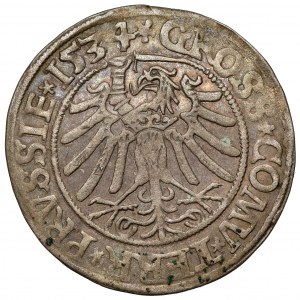 Sigismund I. der Alte, Grosz Toruń 1534 - in Mütze
