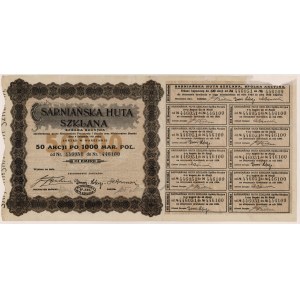 Sarnia Glassworks, Em.3, 50x 1,000 mkp 1923