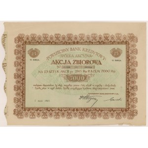 Univerzální úvěrová banka, Em.6, 25x 280 mkp 1923