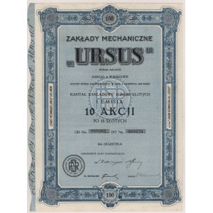 URSUS Mechanische Werke, Em.1, 10x 15 PLN