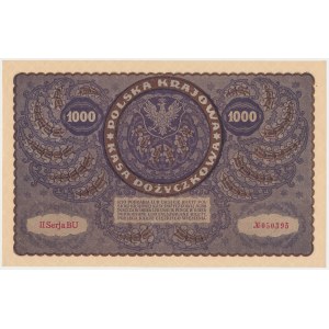 1,000 mkp 1919 - II Serja BU (Mił.29d)