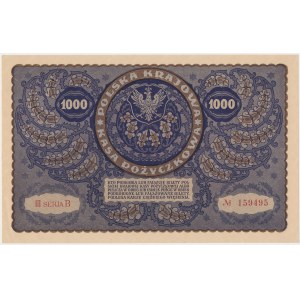 1.000 mkp 1919 - III Serja B (Mił.29e)