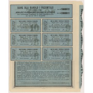 Banka pre obchod a priemysel, Em.5, 5 x 540 mkp 1920