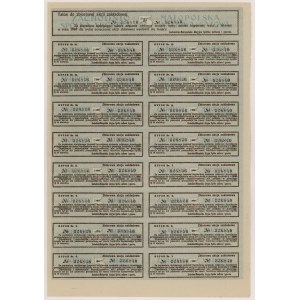 West-Malopolska Joint Stock Oil and Gas Company, 5x 1,000 mkp 1923